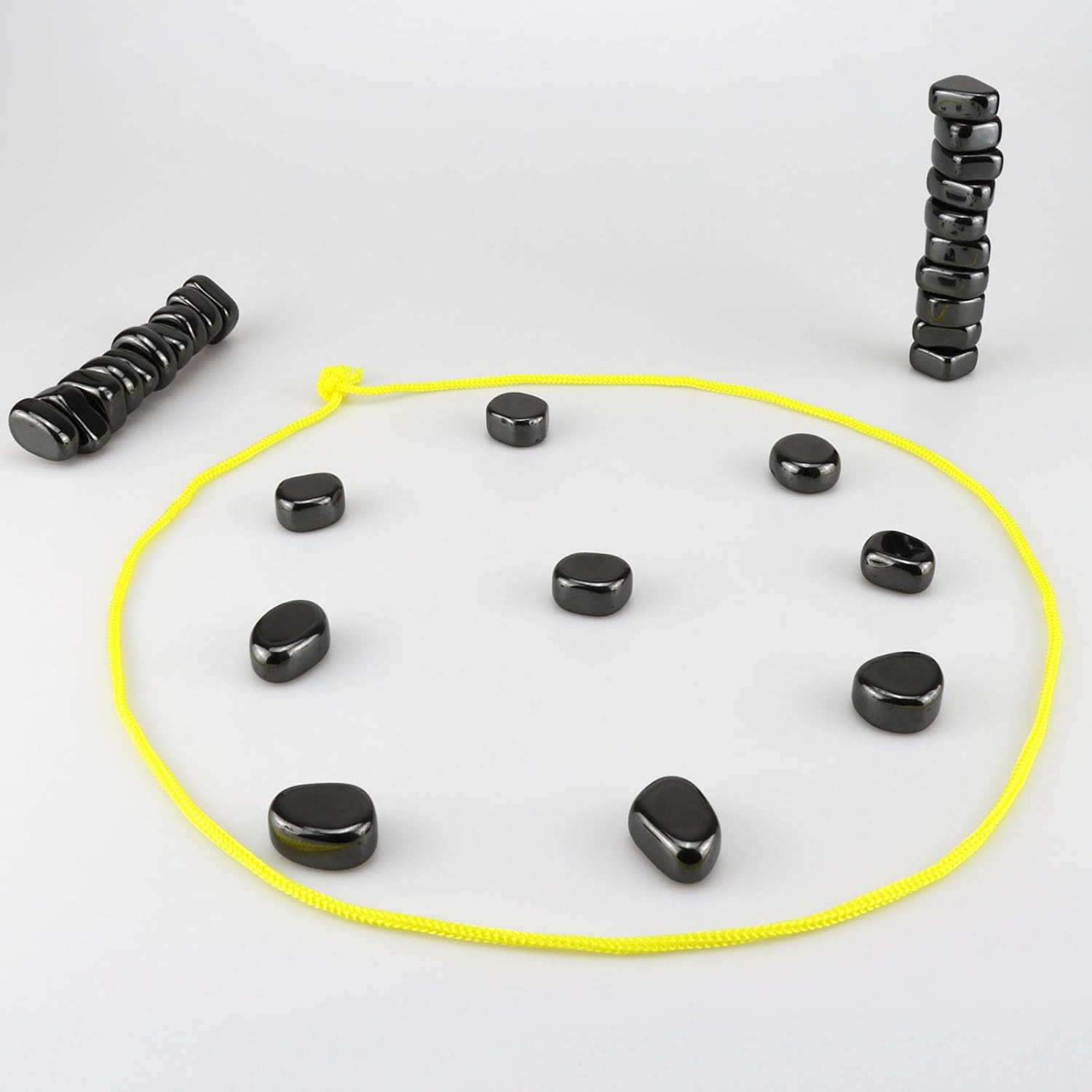 Magnetic Chess Game, Magnetic Chess Game with Stones, Magnetic Chess Game with Rocks, Magnet Game with String, Magnet Chess Game, Puzzle Strategy Games for Kids and Adults