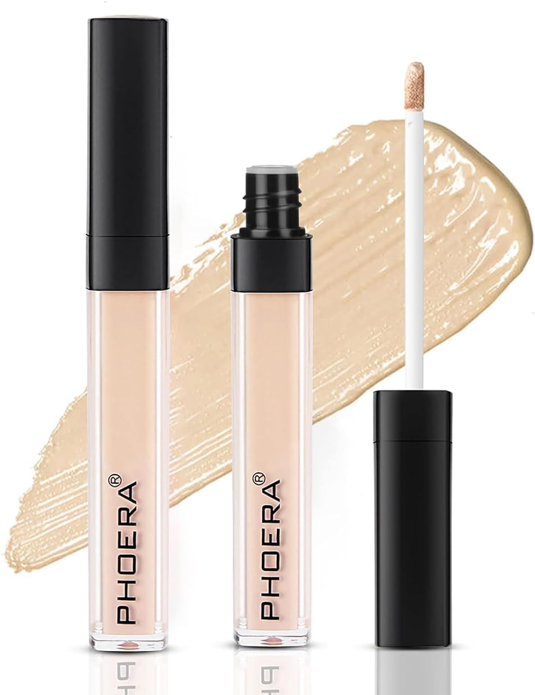 Concealer Long-lasting,Concealer Full Coverage,Eye Concealer Easy to Blend,Vegan&Cruelty-Free (101#LIGHT)