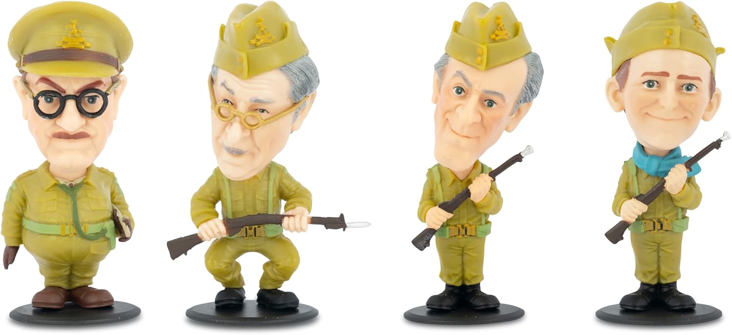 Sporting Profiles Dads Army Official Mini Bobblehead Bobble Buddie Set of 4 Figures - bagged