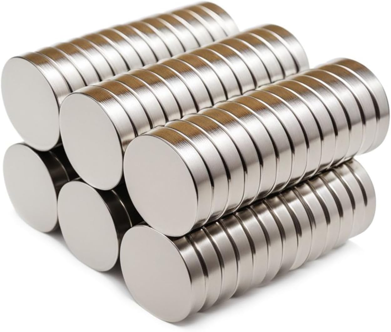 Yizhet 50 Pcs 10 * 2 mm Magnets, Neodymium, Small Mini yet Strong for Fridge, Whiteboard, DIY, Craft, Postcard