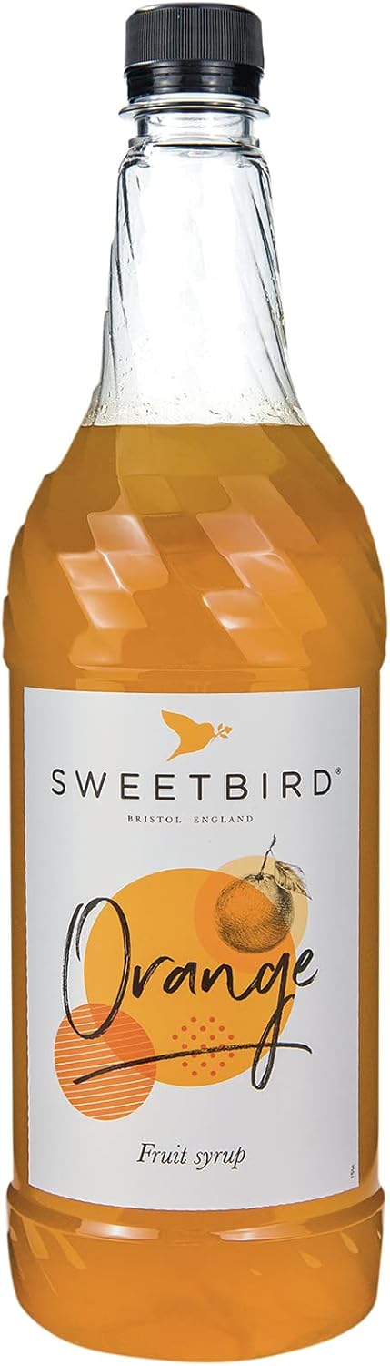 Sweetbird Orange Syrup (1 Litre) - Vegan Friendly