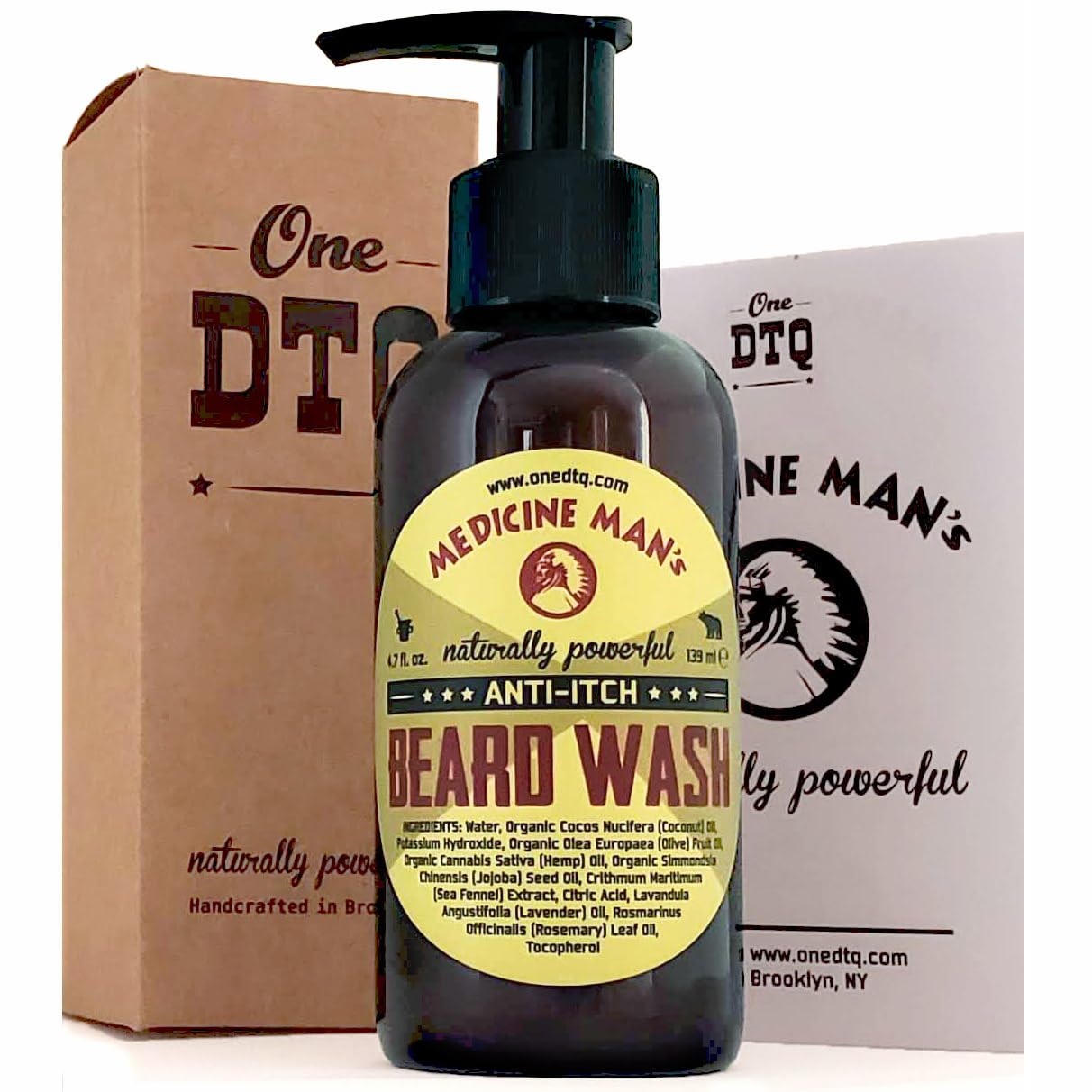 OneDTQ Medicine Man's Itchy Beard Wash 4,7 FL OZ