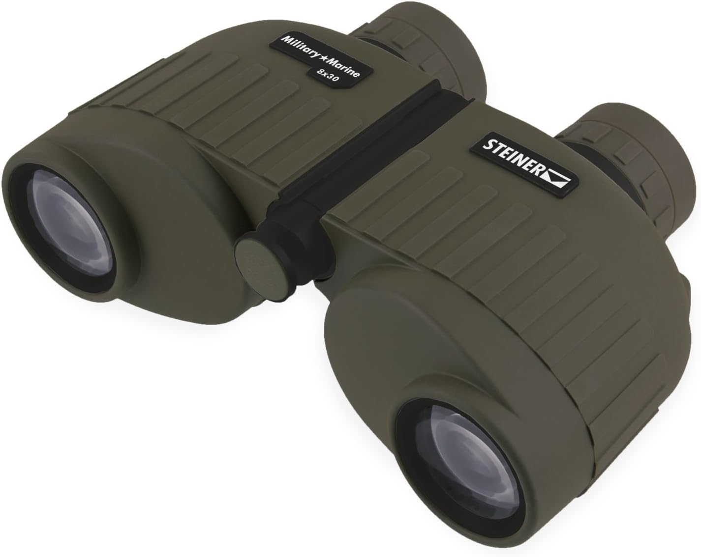 Steiner Military-Marine Series Binoculars, Lightweight Tactical Precision Optics for Any Situation, Waterproof, Green, 8x30