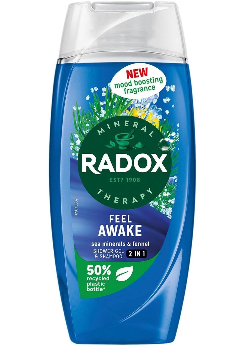Radox Feel Awake for Men 2 in 1 Shower & Shampoo (225ml x 1)