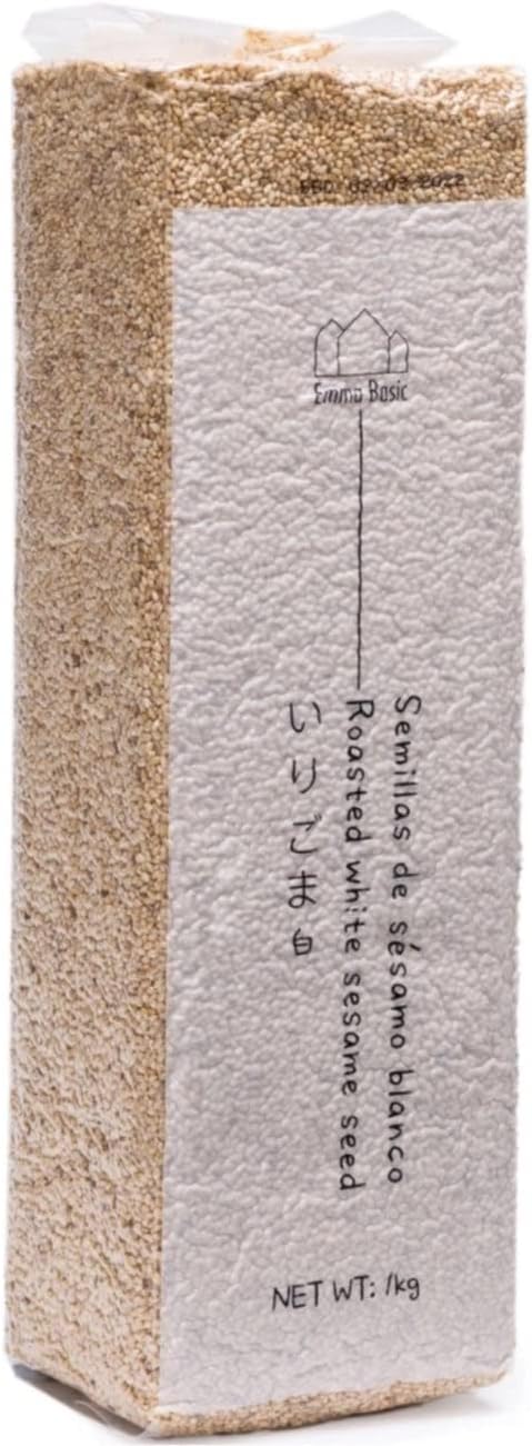 Emma Basic - Roasted White Sesame Seeds - 1Kg