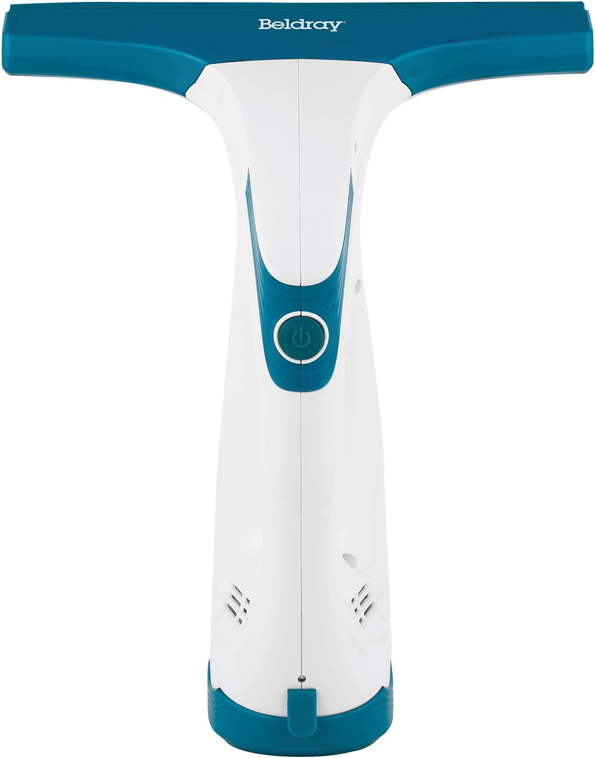 Beldray Window Vac - Cordless Condensation Removal Vacuum, 30 Minutes Use On One Charge, 60ml Water Tank, Streak-Free Cleaning, Use On Windows, Mirrors, Showers, Rechargeable Battery, Squeegee Head