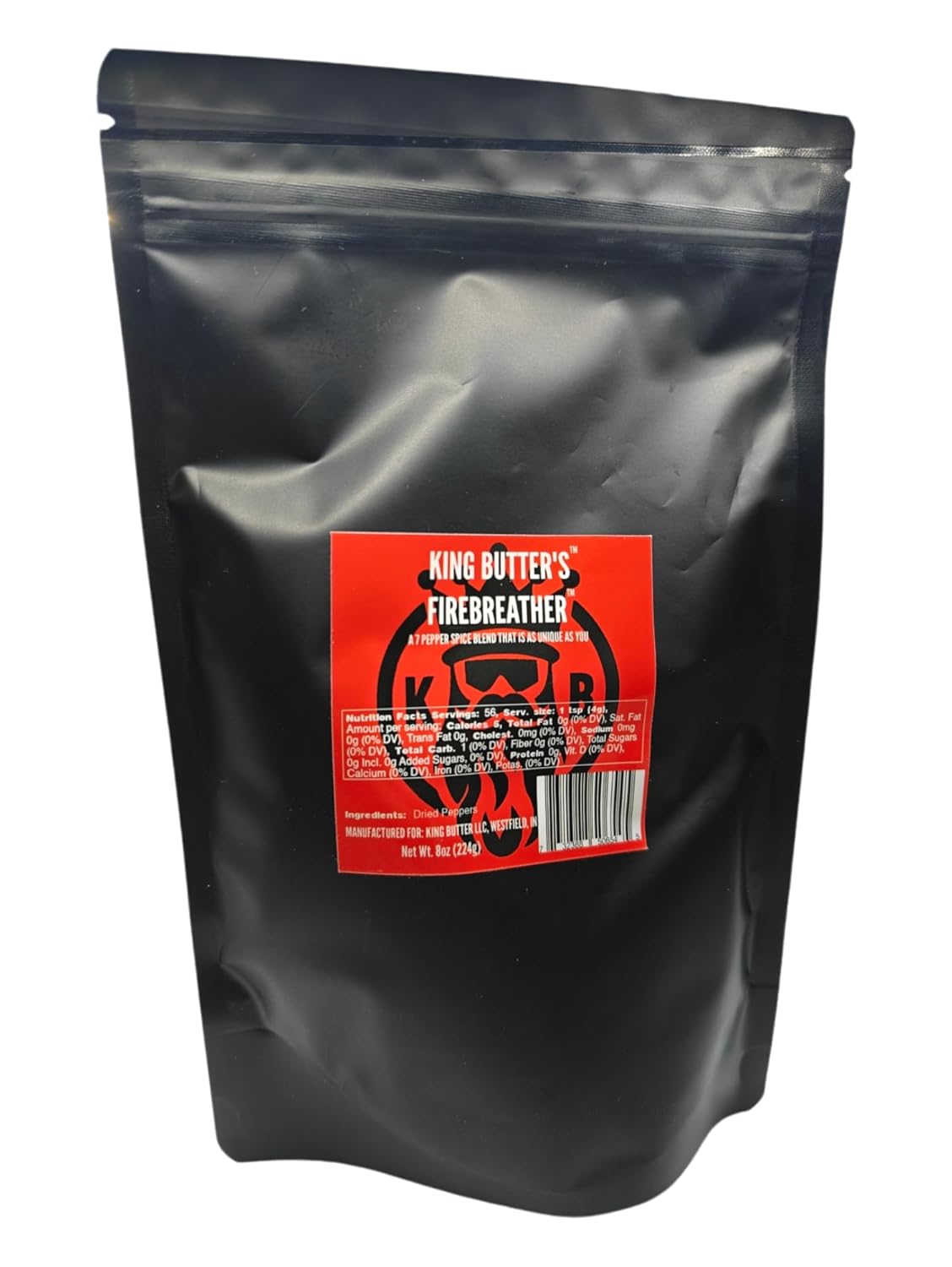 King Butter Firebreather Pepper Blend Herb, Spice, for Added Flavor and Heat (Grocery & Gourmet Food) (Large)