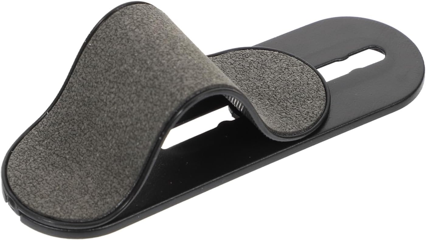 WEKADRIN Adjustable Adhesive Cell Phone Ring Holder Stand Slip Finger Grip for All Phones Portable Level Adjustable Finger Strap Comfortable Supple Design for Single Hand Operation Gray