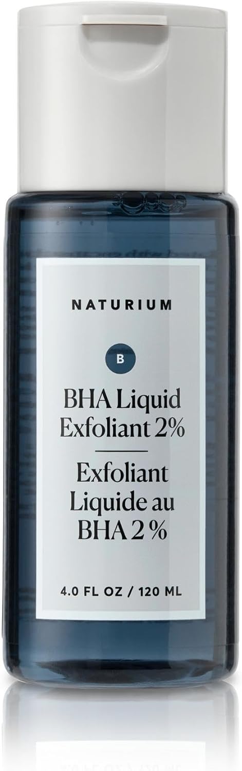 Naturium BHA Liquid Exfoliant 2%, Leave-on Face & Skin Care Pore Exfoliant, with Salicylic Acid & Bioactive Fruit Acids | 4.0 FL OZ / 120 ML