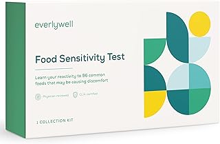 Everlywell Food Sensitivity Test - Learn How Your Body Responds to 96 Different Foods - at-Home Collection Kit - CLIA-Certified Labs - Ages 18+