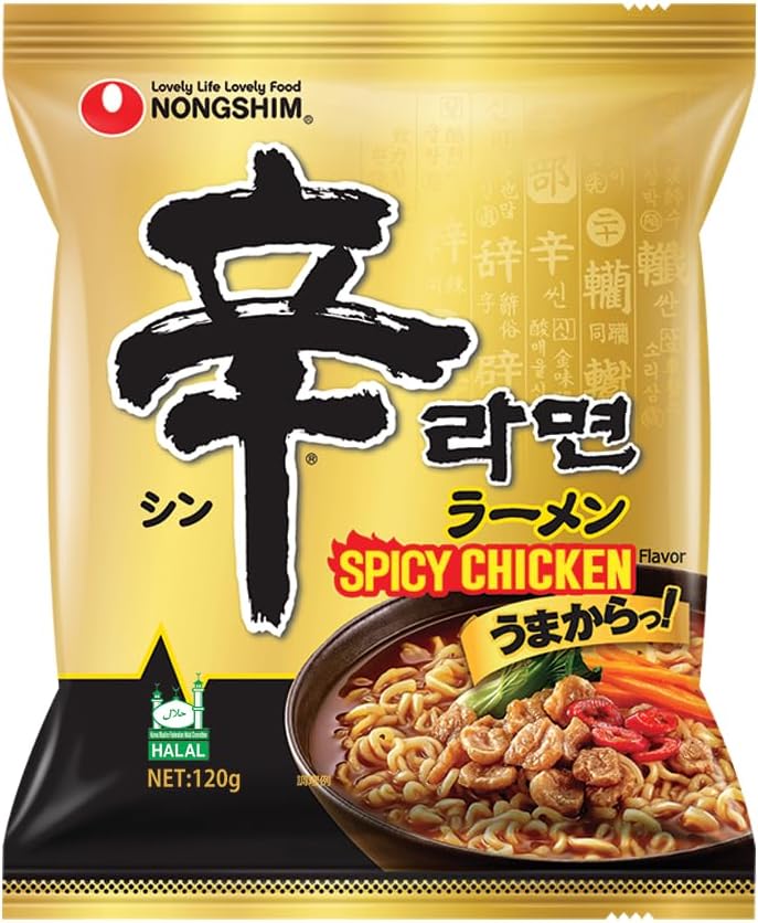 Nongshim Spicy Chicken Flavor Shin Ramyun Noodle 120g