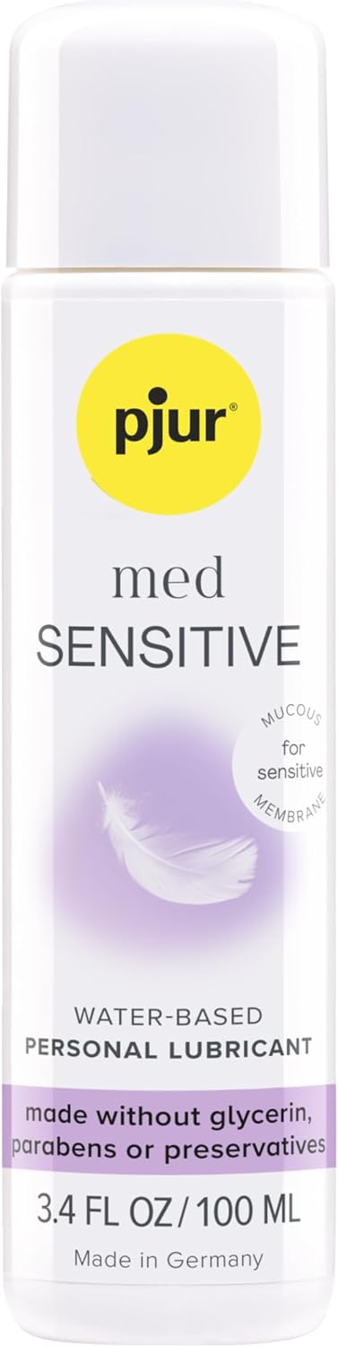 pjur med Sensitive, Water-Based Lubricant, Long Lasting, 3.4 fl oz