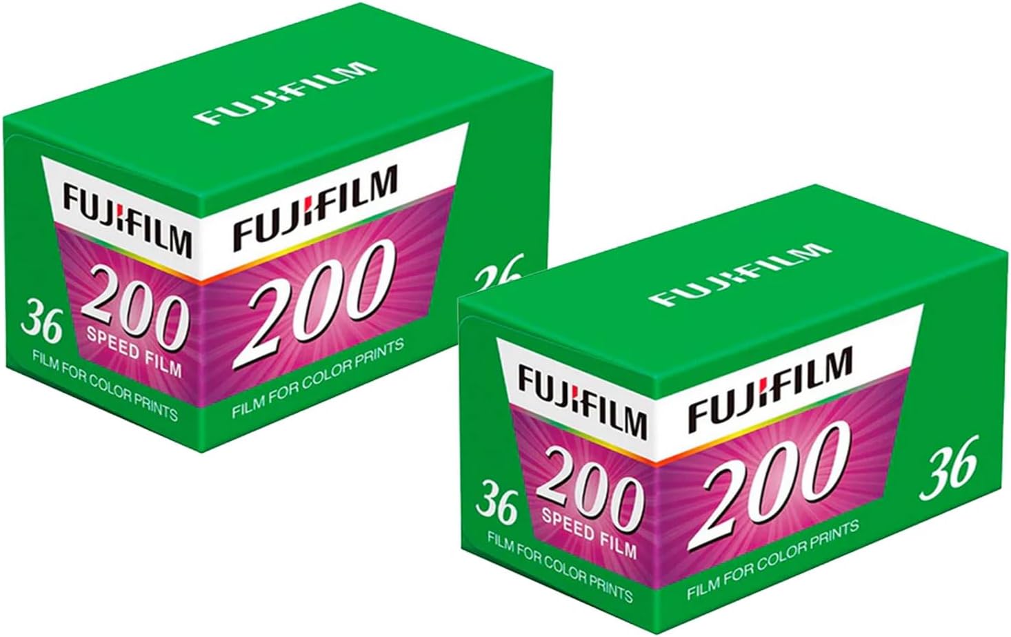 Pack of 2 Fujicolor C200 135/36 Films