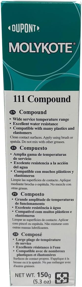 Molykote DOW 111 Lubricant & Sealant, 5.3 oz. Tube