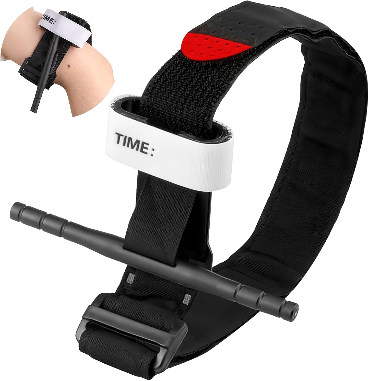 Tourniquet, Emergency Tourniquet, Tactical Emergency Strap Single Handed Application, Torniquetes Medical First Aid Equipment for Hiking Camping Travel Home Outdoor Sports