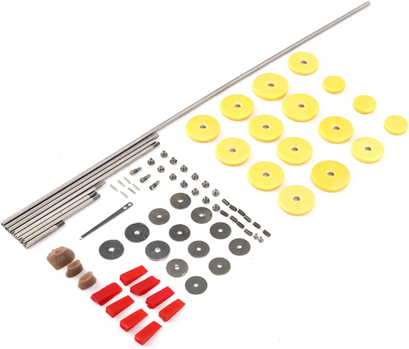 Flute Repair Kit Flute Pads Flute Repair Parts,Flute Accessory Flute Maintenance Kit Practical DIY Repair Maintenance Kit Set Musical Instrument Parts Accessories for Flute