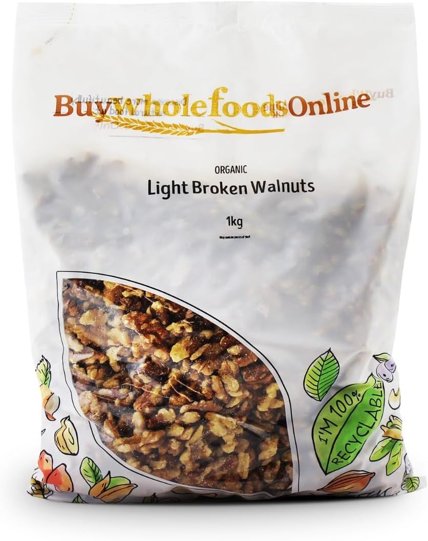 Organic Walnuts Light, Broken 1kg (BWFO)