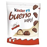 Mondelez Ferrero Kinder Bueno Mini Chocolate Bars With Milk Hazelnut Cream - 1 Bag Of Individually Packaged 108 g 3.80 Ounce Germany