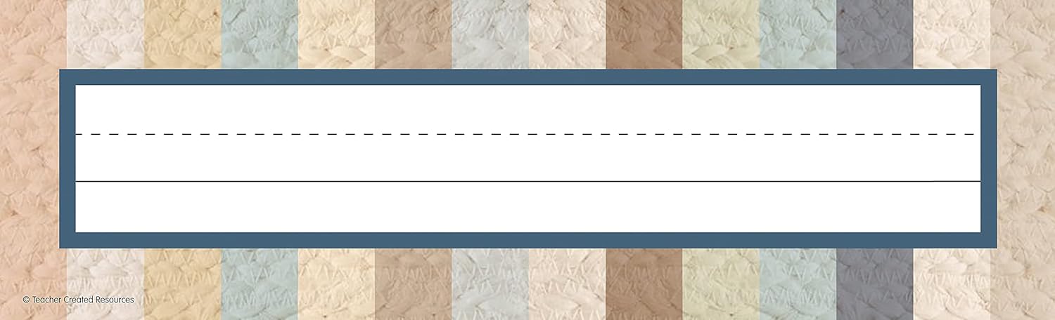 Teacher Created Resources Everyone is Welcome Flat Name Plates (TCR7137), Large