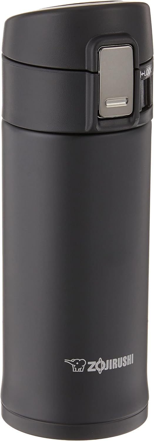 Zojirushi Stainless Steel Mug, Black, 16 Ounce