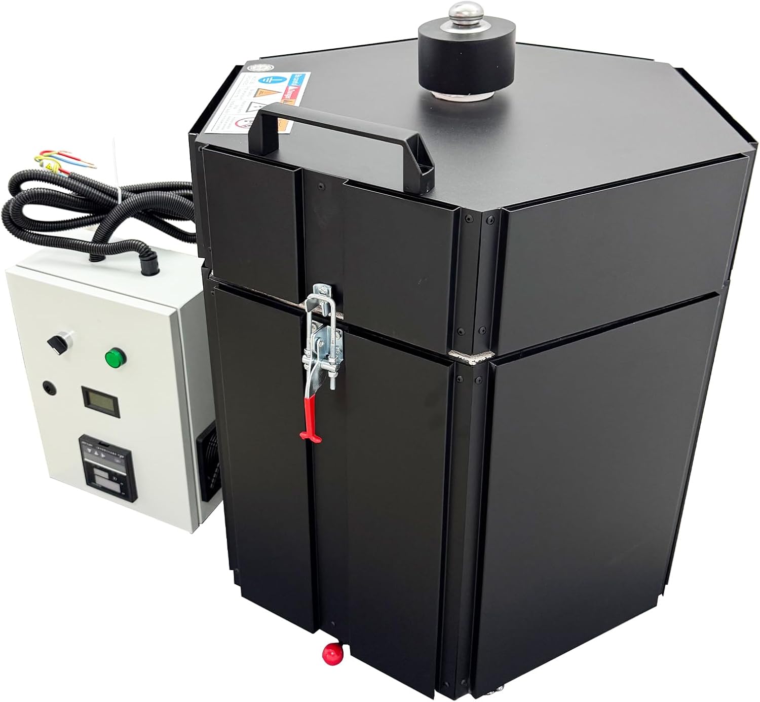 EQCOTWEA Hexagonal Electric Ceramic Kiln High Temp Mini Studio Pottery Furnace 0.95 cu ft Compact Desktop Design for Glaze Sintering & Small Ceramics,Art Class & Scientific Use 1280°C 220V/1PH 4KW