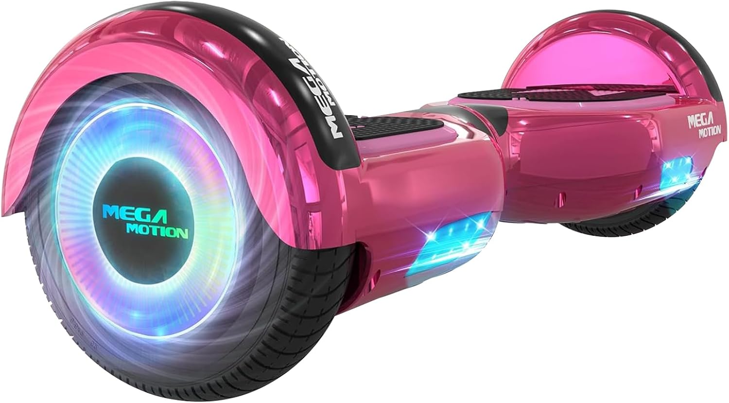 MEGA MOTION Hoverboard, Hoverboards for kids, 6.5 Inch Two-Wheel Self Balancing Electric Scooter with Bluetooth Speaker, Quality hoverboards with LED Lights, Gift for Children and Teenager