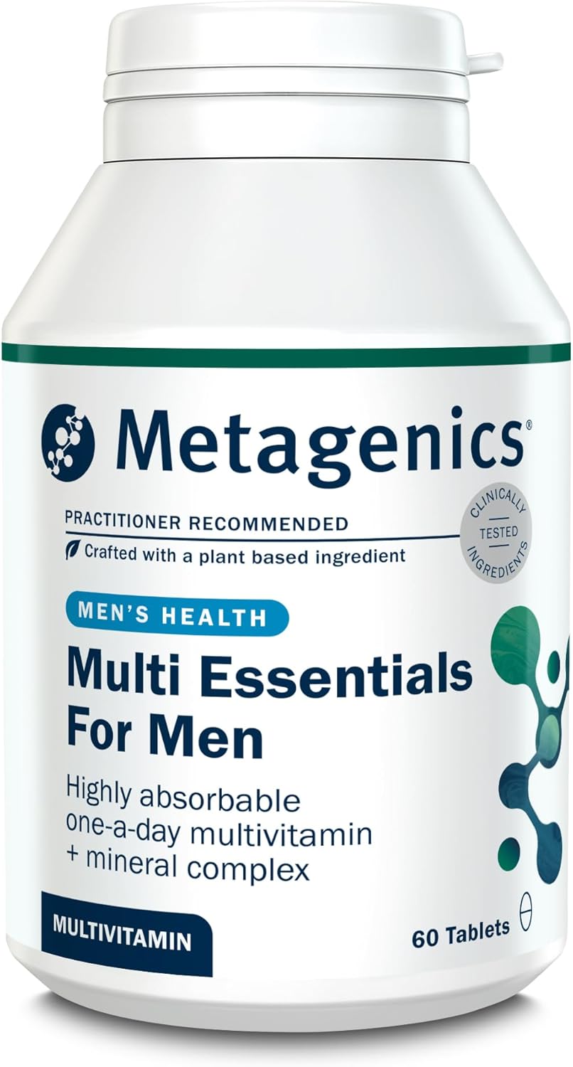 Metagenics Multi Essentials for Men Multivitamin - 27 Vitamins & Minerals for Men - Vegetarian and Vegan - 60 Tablets