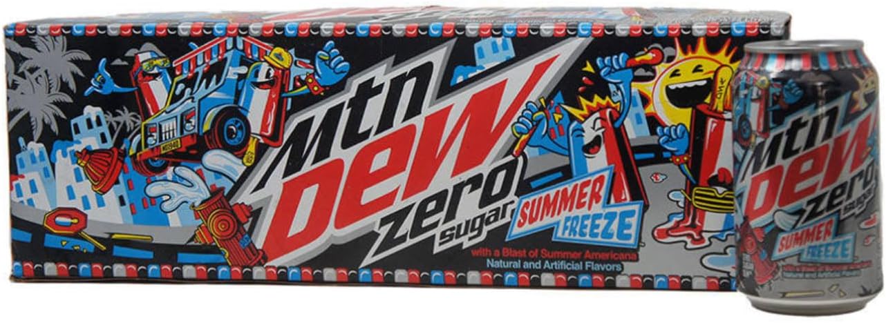 Mountain Dew Summer Freeze Zero Sugar 12oz 12pk