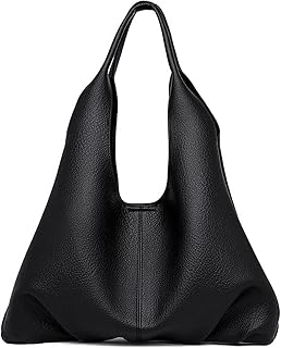 NIUEIMEE ZHOU Hobo Handbags for Women Retro Vegan Leather Shoulder Bags Tote Clutch Purses