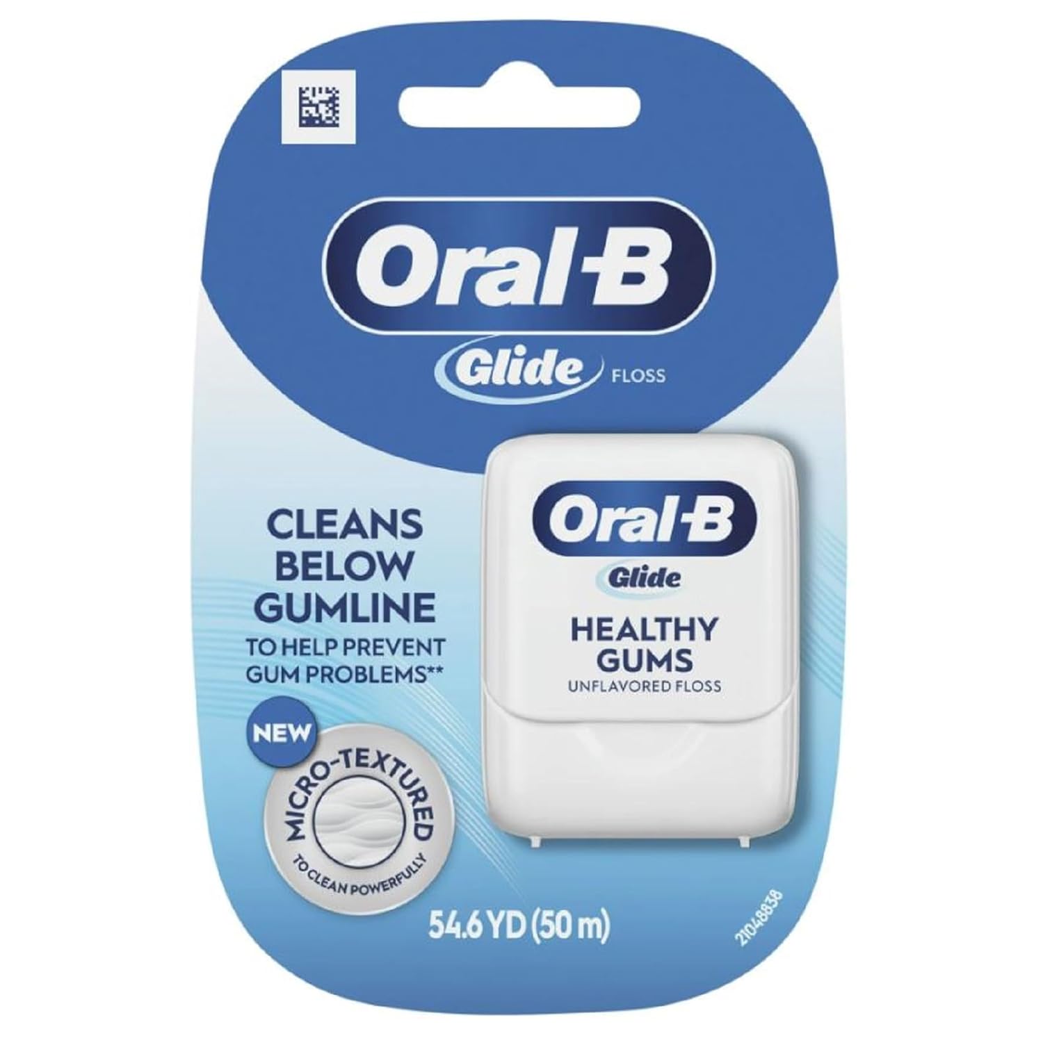 Oral-B Glide Healthy gums, unflavored floss 50M (Pack of 6)