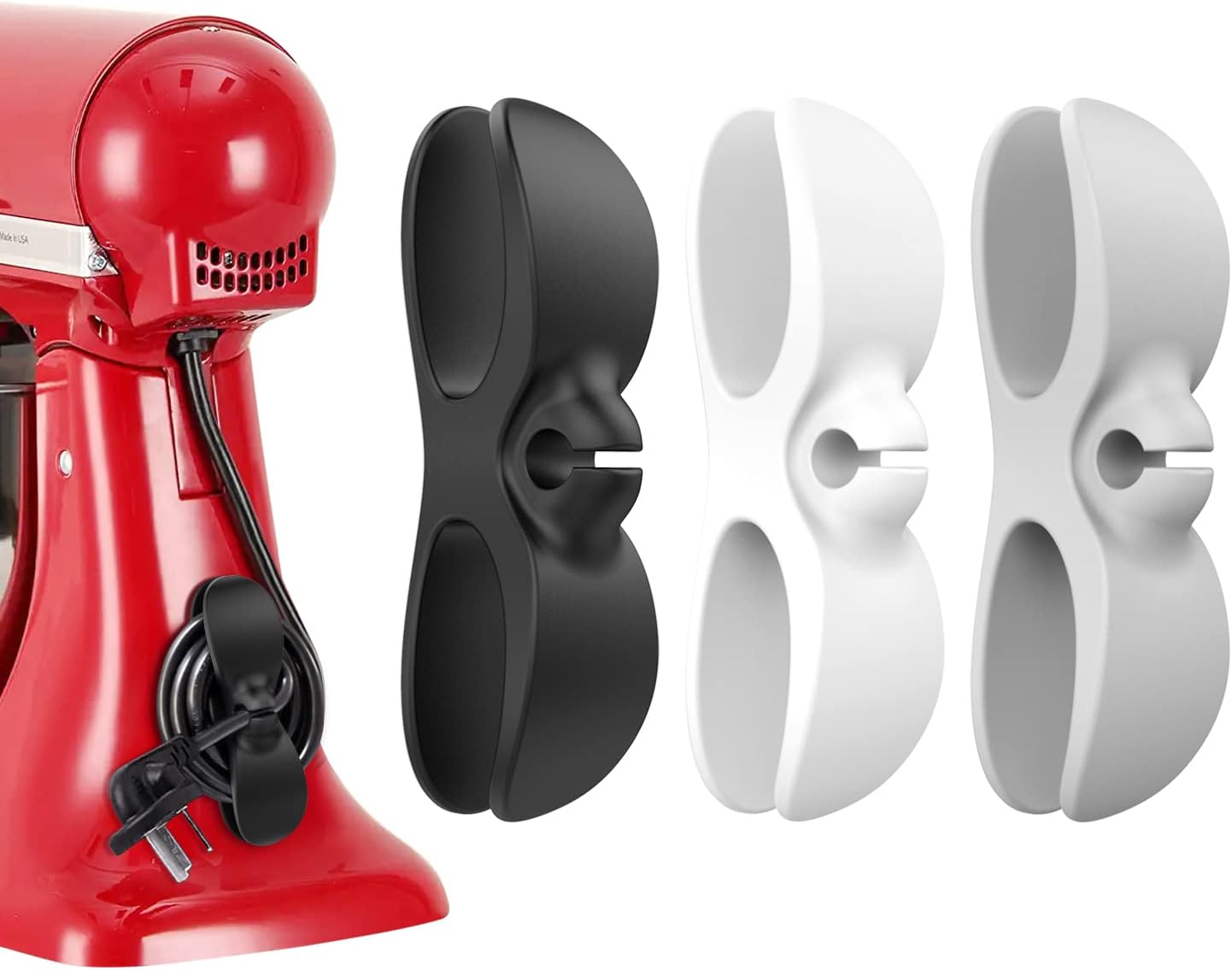 Cord Organizer for Appliances, Upgraded Kitchen Cord Organizer, Cord keeper Cord wrapper Cord holder Cord winder for Appliances Air Fryer, Coffee Maker, Blender, Pressure Cooker, Toaster