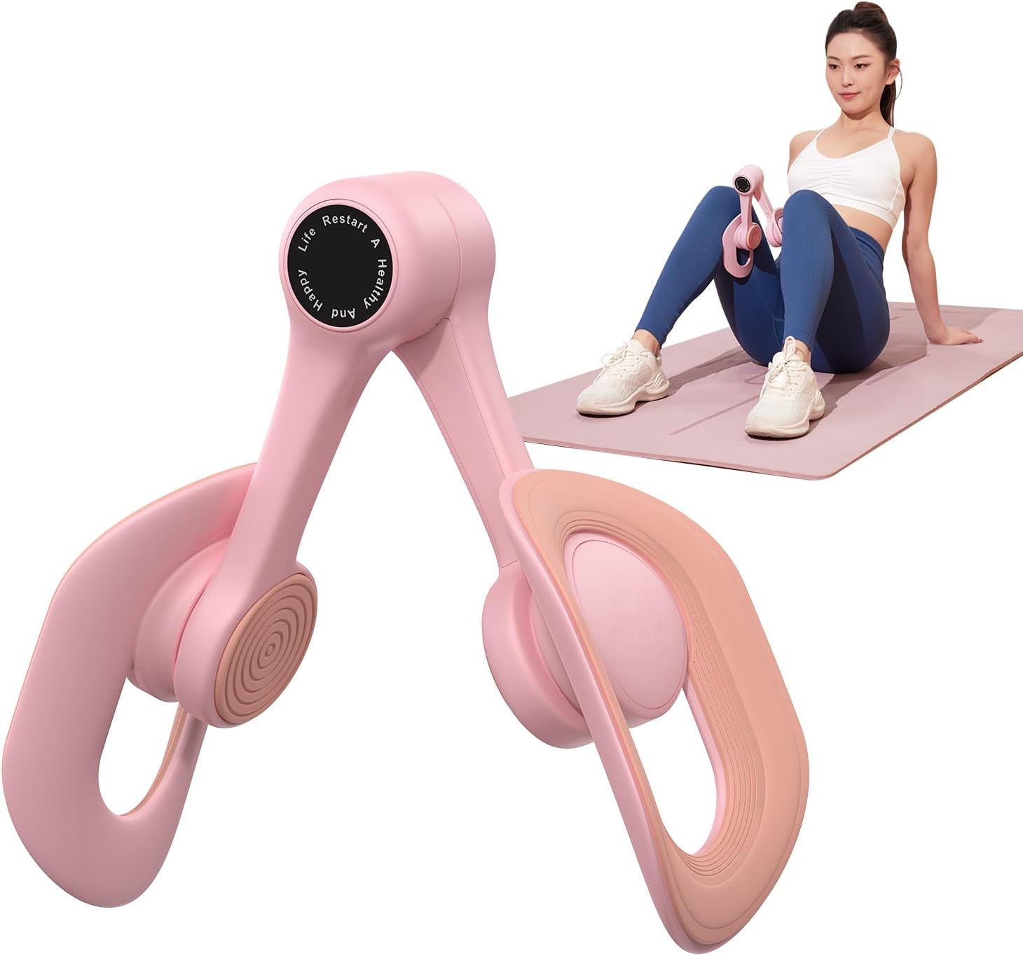 MERACH Thigh Trainer, Pelvic Floor Muscle Trainer, Inner Thigh Exercise Workout Equipment for Home, Pelvic Floor Strengthening Women