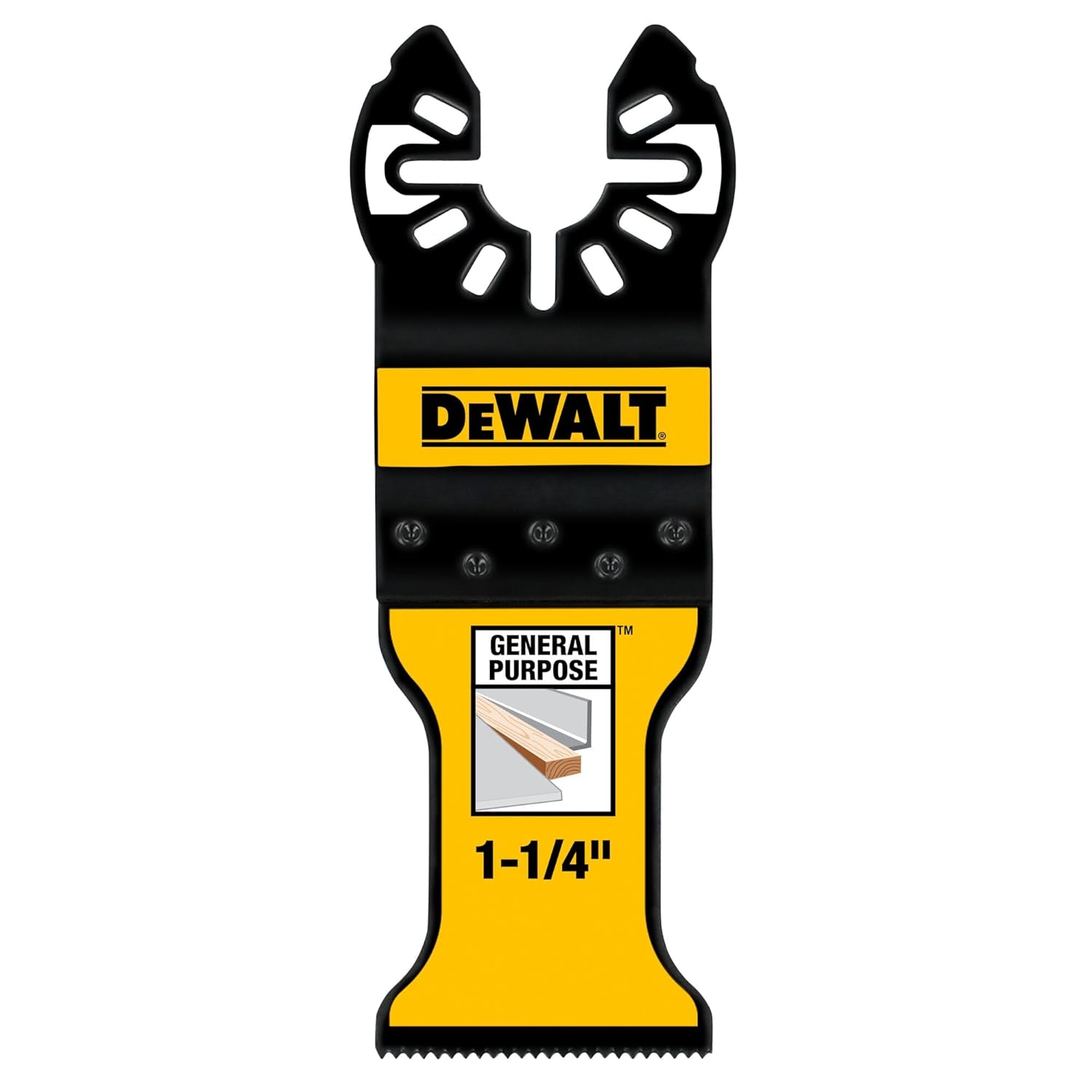DEWALT 1-1/4 In, Titanium Oscillating Tool Blade For Wood with Nails, 3 Pack, (DWA4203-3)