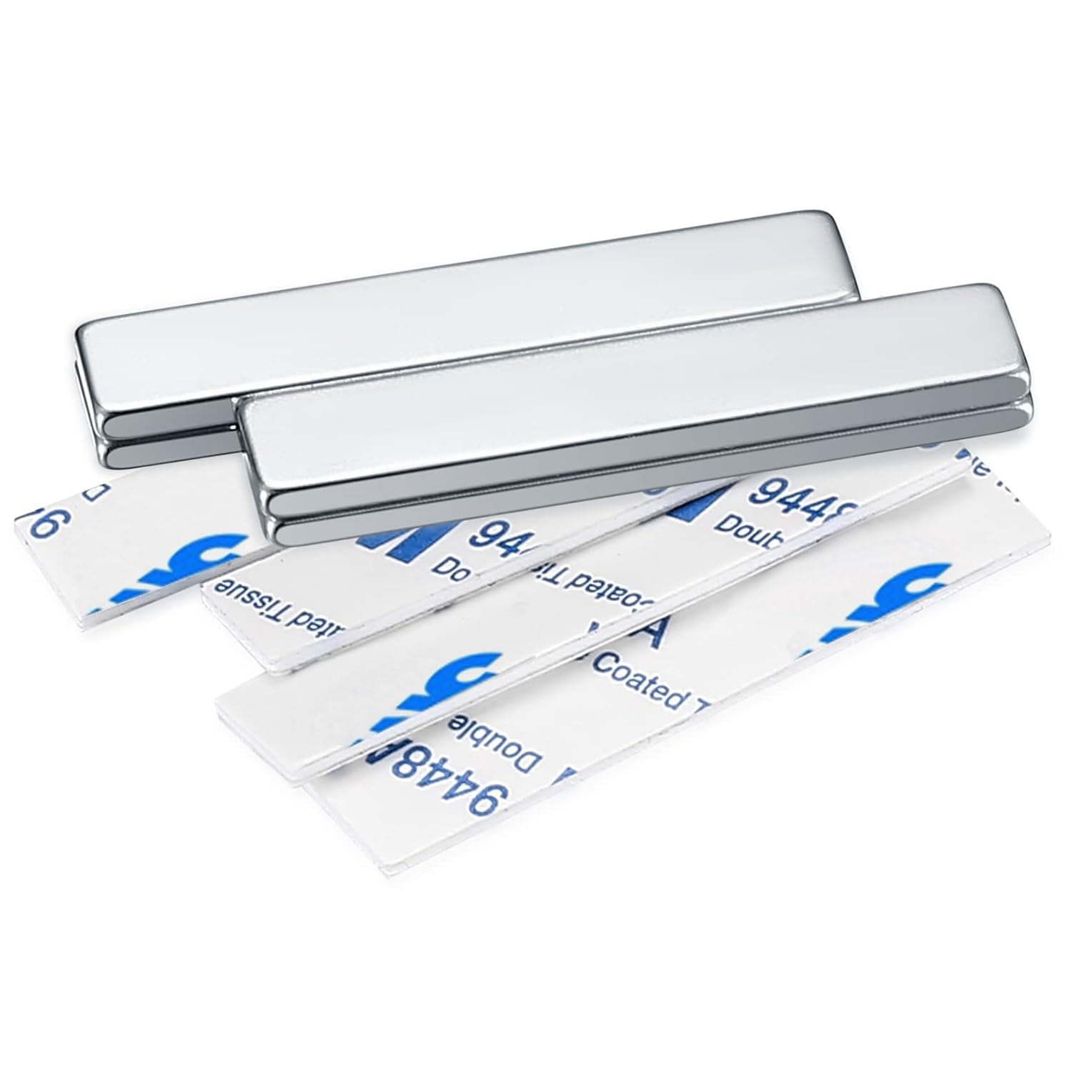 4 Pcs Neodymium Bar Magnets Strong Rare Earth 50x10x3mm