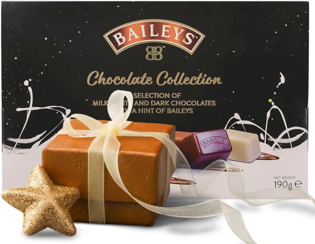 Baileys Truffles Selection 190g - White/Milk/Dark Chocolates with Rich Irish Cream Flavors - Baileys Chocolate Lovers Gift for her, Birthdays,Easter Chocolate Gift for Easter 2025 & mens gifts
