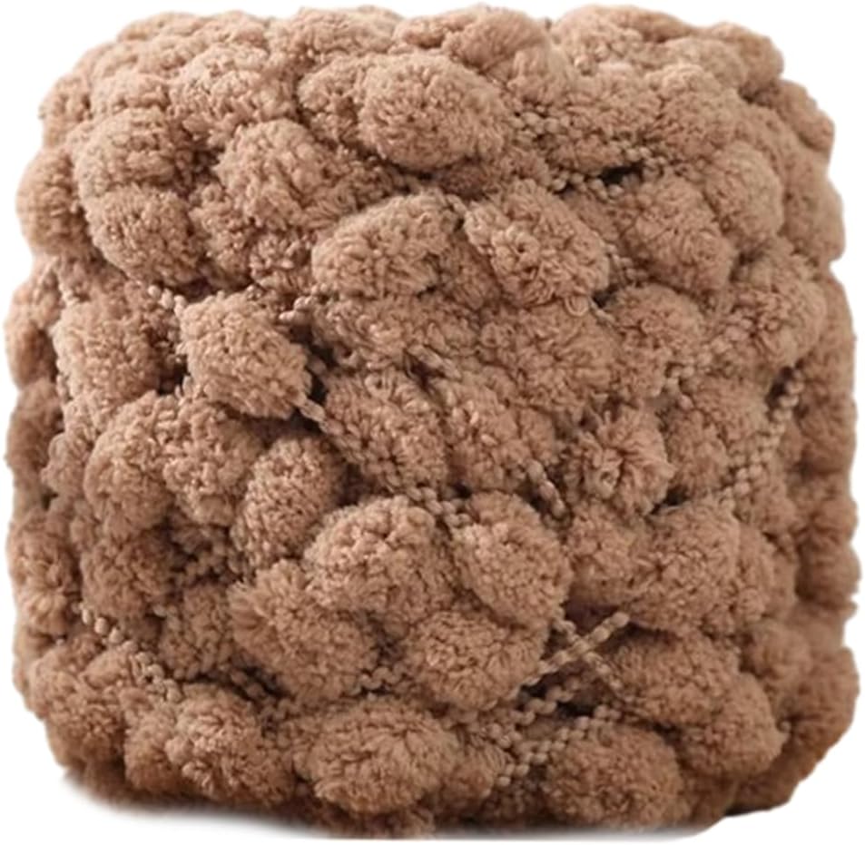 Pocoiau Knitting Yarn, Plush Crochet Yarn Knitting Cotton Blend Yarn for Blanket Sweater Scarf Handcrafts Yarn for Crocheting Knitting