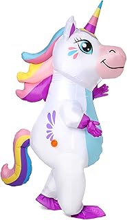 Gootus Inflatable Unicorn Costume for Adult - Funny Halloween Inflatable Costumes for Men Women, Blow Up Costume for Halloween Party Cosplay