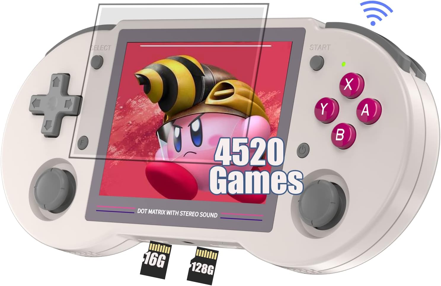 RG353PS Plug & Play Video Games 128G Tf Card Built-in 4500 Games,RG353PS Handheld Game with 3.5-inch IPS Screen Supports HDMI