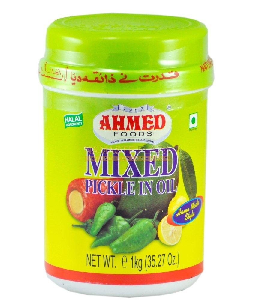Ahmed food mixed pickle in oil, Brown