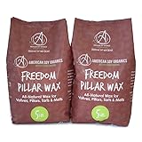 Freedom Soy Wax Beads for Pillar Candle Making - Natural Candle Making Supplies - Paraffin-Free,Beeswax-Free Candle Wax for Votives, Pillars, Tarts, Tealights and Wax Melts 10lbs
