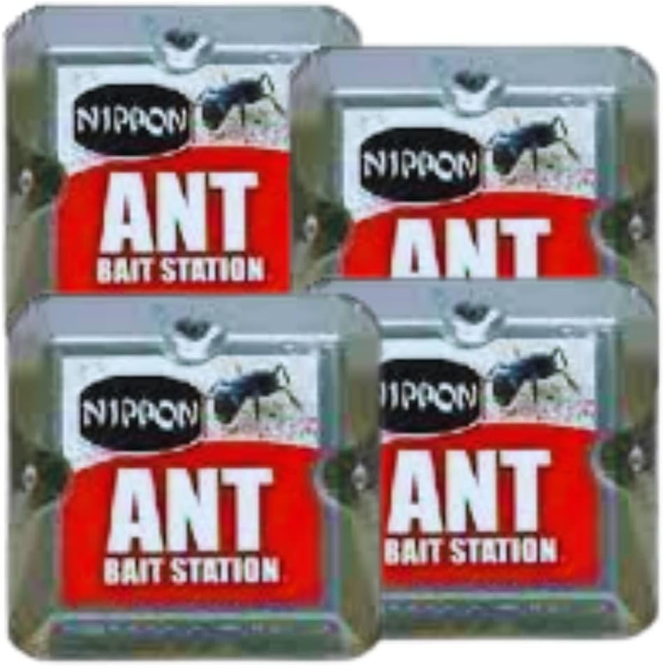 2 x Nippon Ant Bait Station Twin - nippon ant killer Ant Bait Station outdoor, ant nest killer bait stations - Ant traps indoor also use as Ant control for home & garden TJMolten