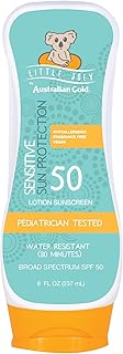 Australian Gold Little Joey Sunscreen Lotion SPF 50, 8 Ounce | Hypoallergenic & Fragrance Free | Broad Spectrum | Water Resistant | Vegan | Pediatrician Tested