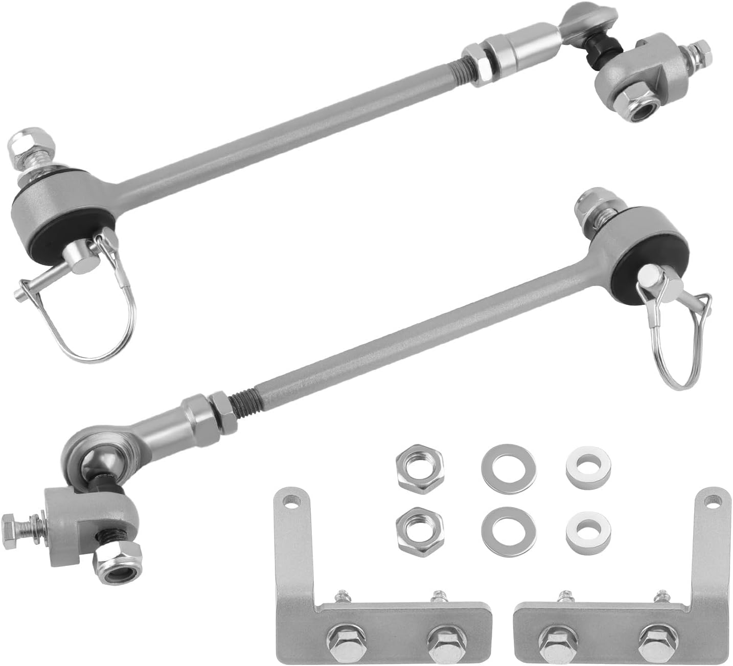 maXpeedingrods Front Sway Bar Link Quick Disconnects for Jeep Cherokee XJ 1984-2001, Comanche MJ 1986-1992, Grand Cherokee ZJ 1993-1998, 3.5-6" Lift