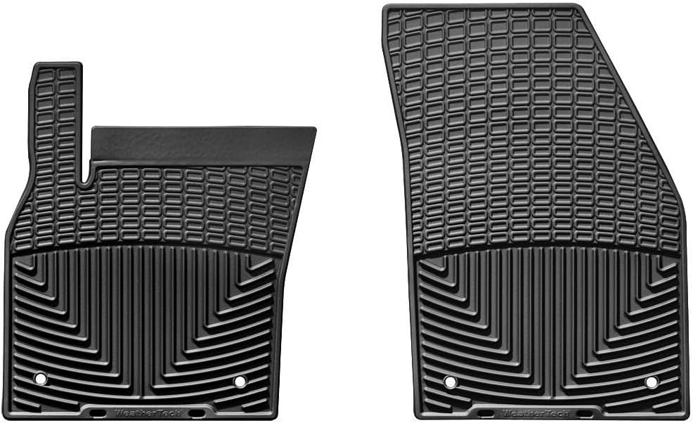 WeatherTech All-Weather Floor Mats for Volvo C30, C70, S40, V50-1st Row (W171), Black
