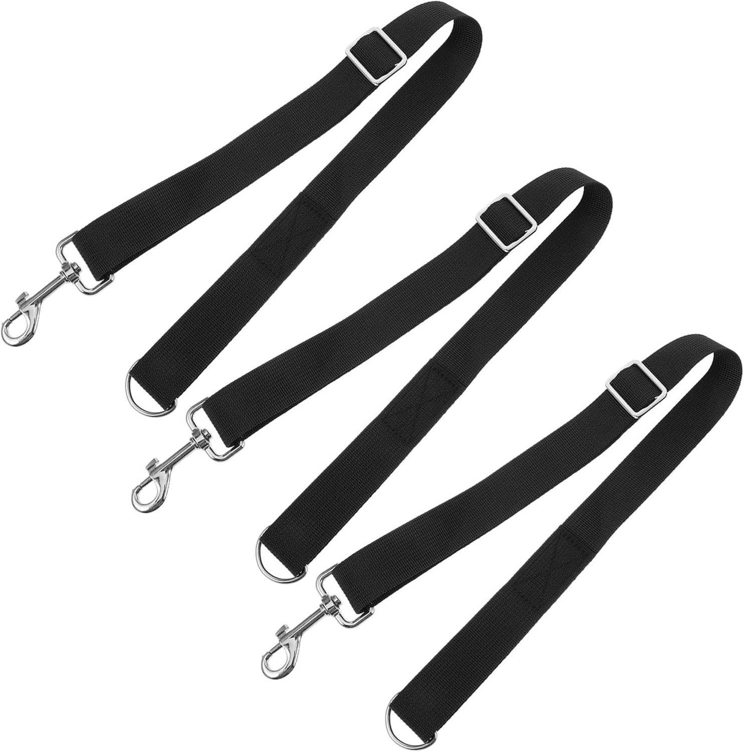 3pcs Adjustable Nylon Horse Feeding Bucket Straps Water Bucket Hangers for Stable Use Versatile for Feeding Watering and Hanging in Various Stall Setups