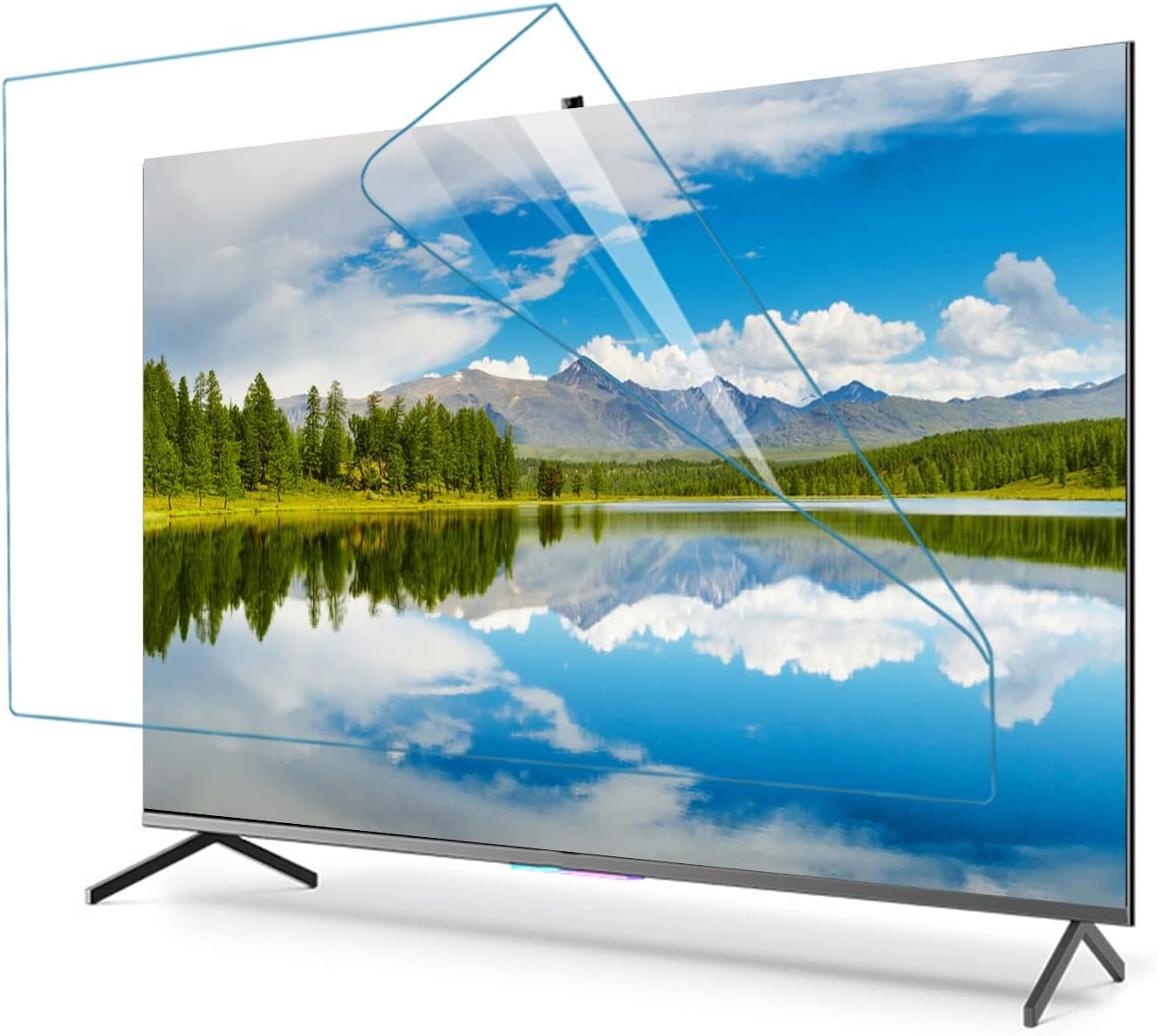 43-58 Inch Tv Blue Light Screen Protector, Frosted Anti Glare LCD Display Protector Film, Blue Light Blocking Filter Film, Fits LCD, Led, 4k OLED and QLED HDTV Displays,Matte-49in(1075X604) mm