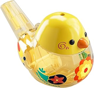 Yellow Bird Water Whistles Bird Call Whistle，Bird Whistle for Water,Hunting Crow Game Call for Decoying,Birthday Gifts for School Prizes Novelty and Gag Toys and Games
