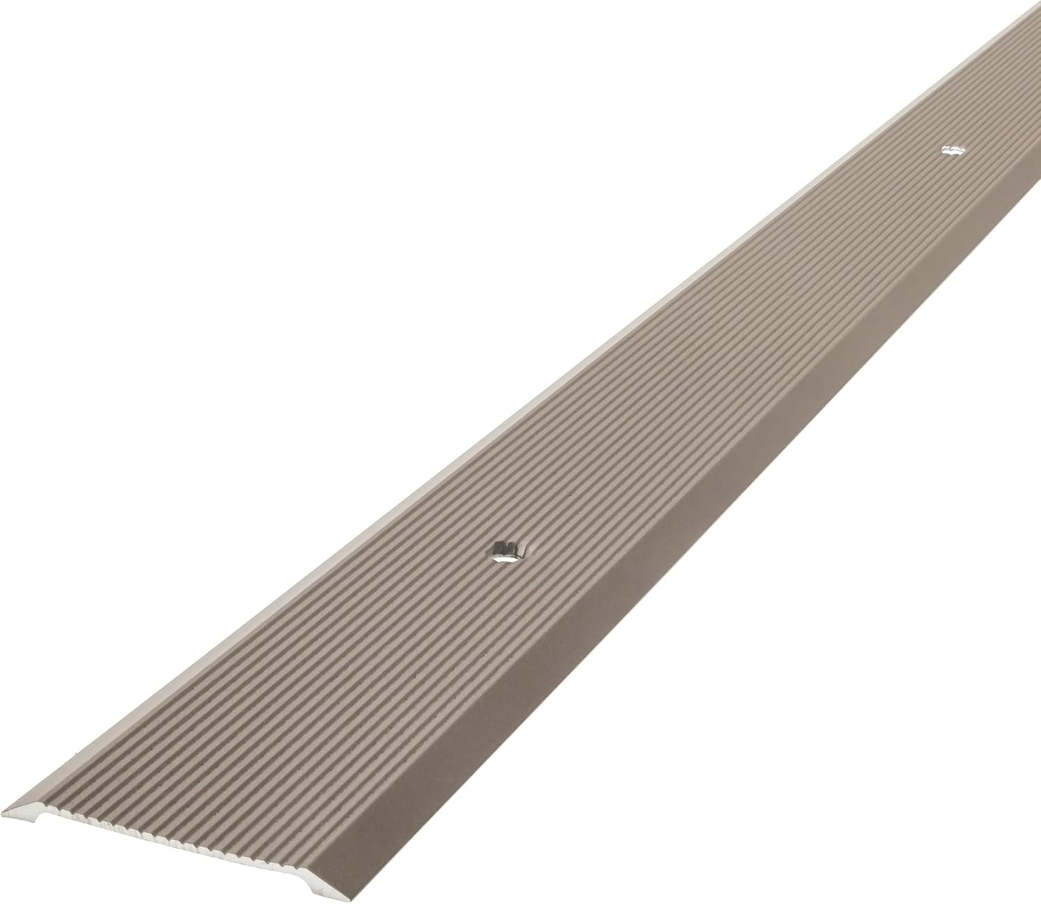 M-D Building Products 43934 2-1/2 in. X 36 in. Pewter Aluminum Seam Binder w/Screws & Anchors