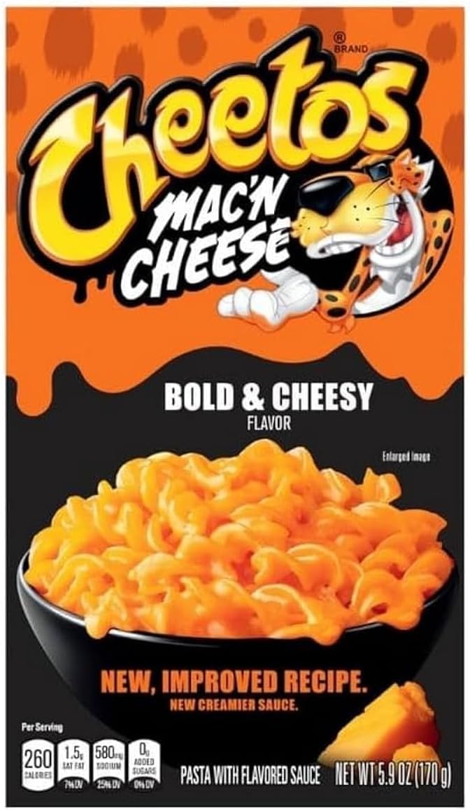 Cheetos Mac & Cheese Bold & Cheesy 5.9oz Boxes (Pack of 12)