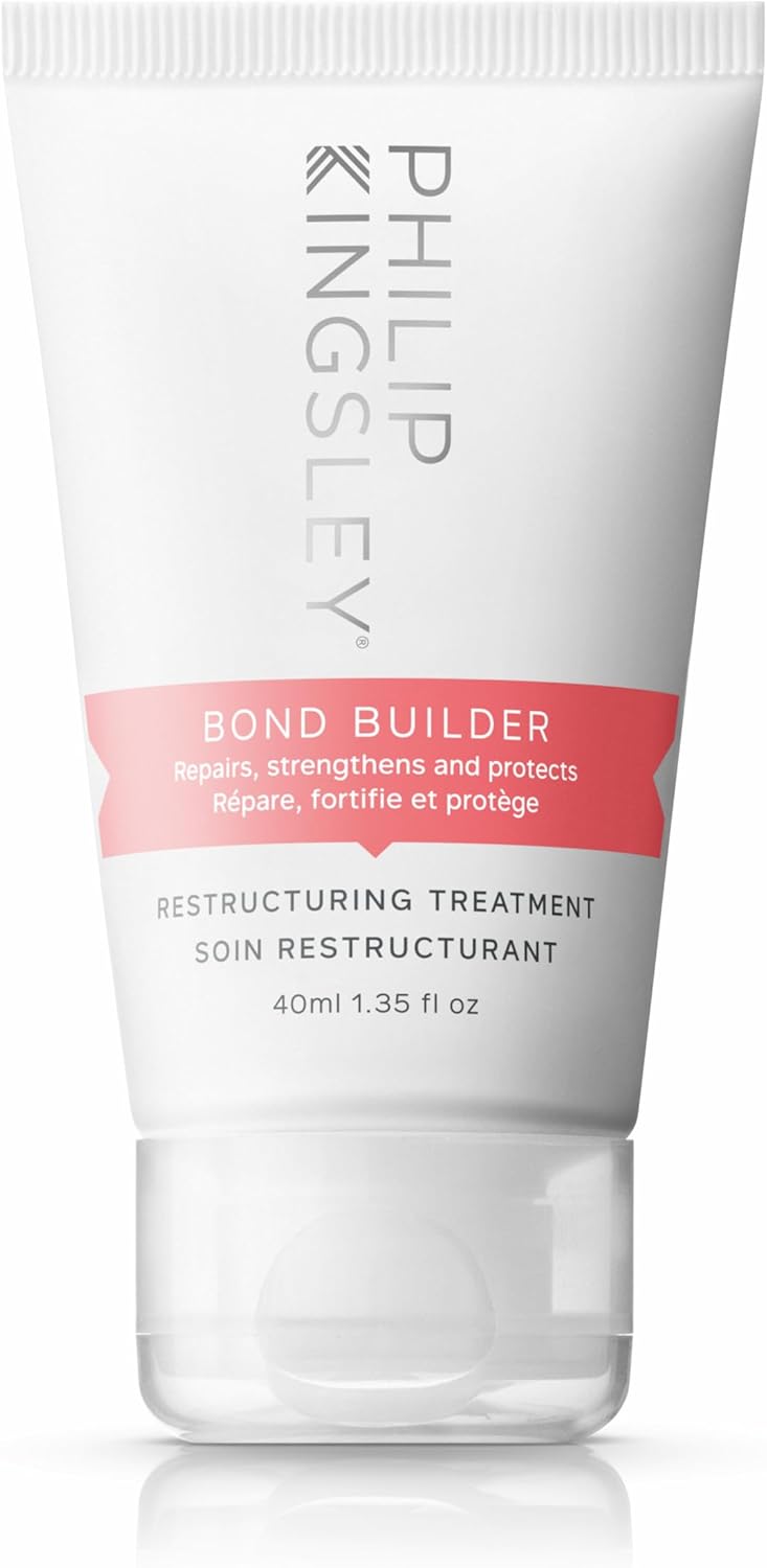 Philip Kingsley | Bond Builder Restructuring Hair Repair Mask | Treatment for Damaged, Bleached, Coloured Hair | Breakage and Split Ends Treatment | 40ml